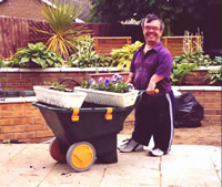 Fred with wheelbarrow